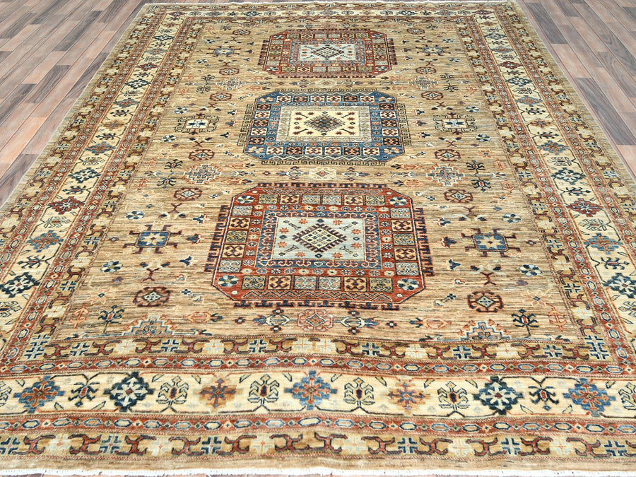 7'10" x 9'7" | Camel Kazak | Wool | 25137