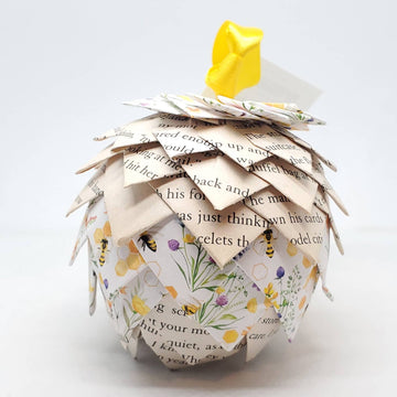 The Secret Life of Bees + Honeybee Print Book Page Ornament