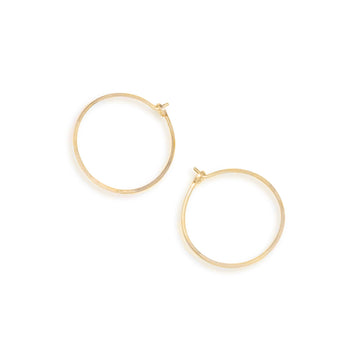 Minimal Gold Hoop Earrings | Small