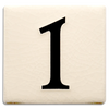 Motawi 4x4 House Numbers 0-9 | White