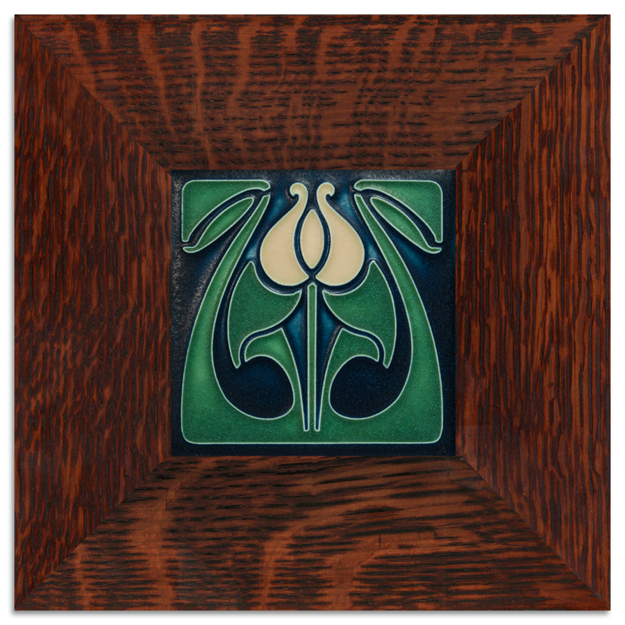 Motawi Tulip Bud in Indigo - 4x4