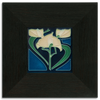 Motawi Freesia in Indigo - 4x4 - The Artisan's Bench