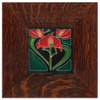 Motawi Freesia in Red - 4x4 - The Artisan's Bench