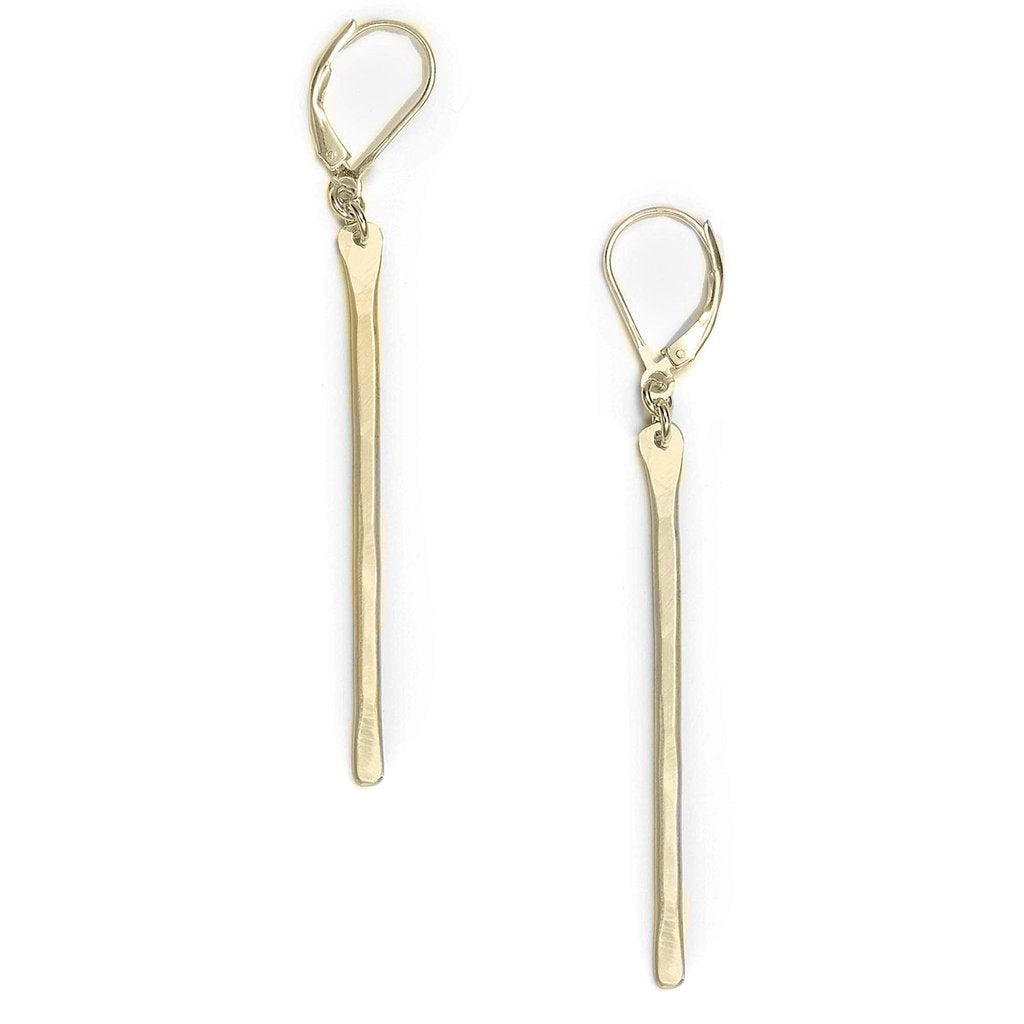 Stem Earrings | Gold