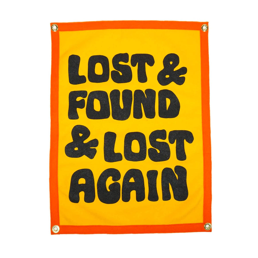 Lost & Found & Lost Again Camp Flag