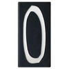 Motawi 4x8 House Numbers 0-9 | Black