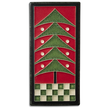 Motawi Dard Hunter Tree in Red - 4x8