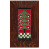 Motawi Dard Hunter Tree in Red - 4x8 - The Artisan's Bench