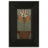 Motawi Checkerpot Rose in Stone - 4x8