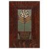 Motawi Checkerpot Rose in Stone - 4x8