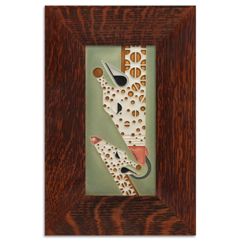 Motawi Giraffe & A Half in Sage *Retiring* - 4x8