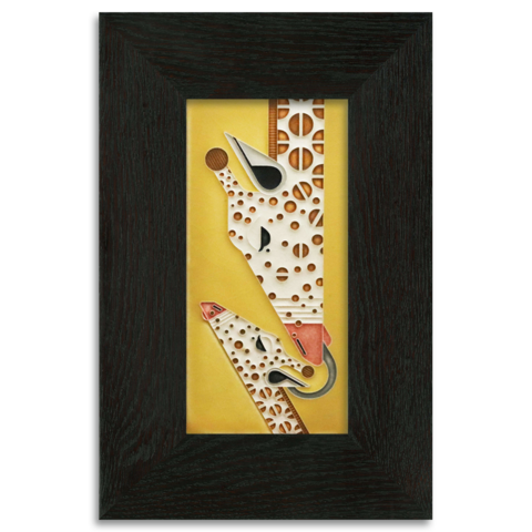 Motawi Giraffe & A Half in Yellow - 4x8