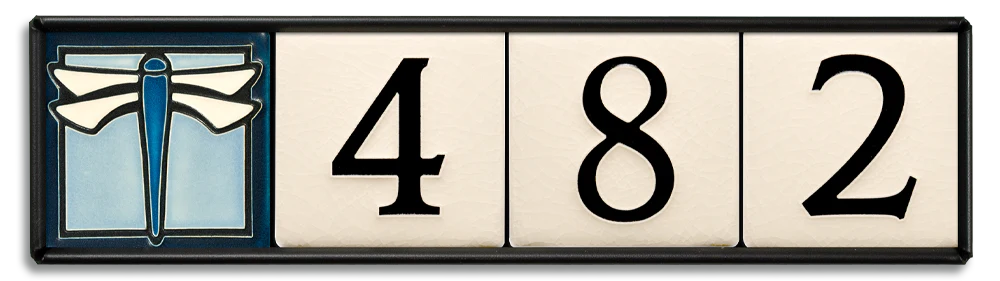 Motawi 4x4 House Number Frame | 4-Slot