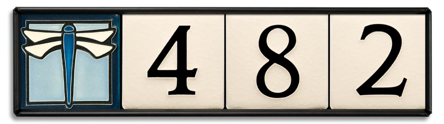 Motawi 4x4 House Number Frame | 4-Slot