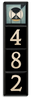 Motawi 4x4 House Number Frame | 4-Slot - The Artisan's Bench