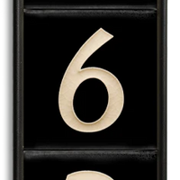 Motawi 4x4 House Number Frame | 5-Slot