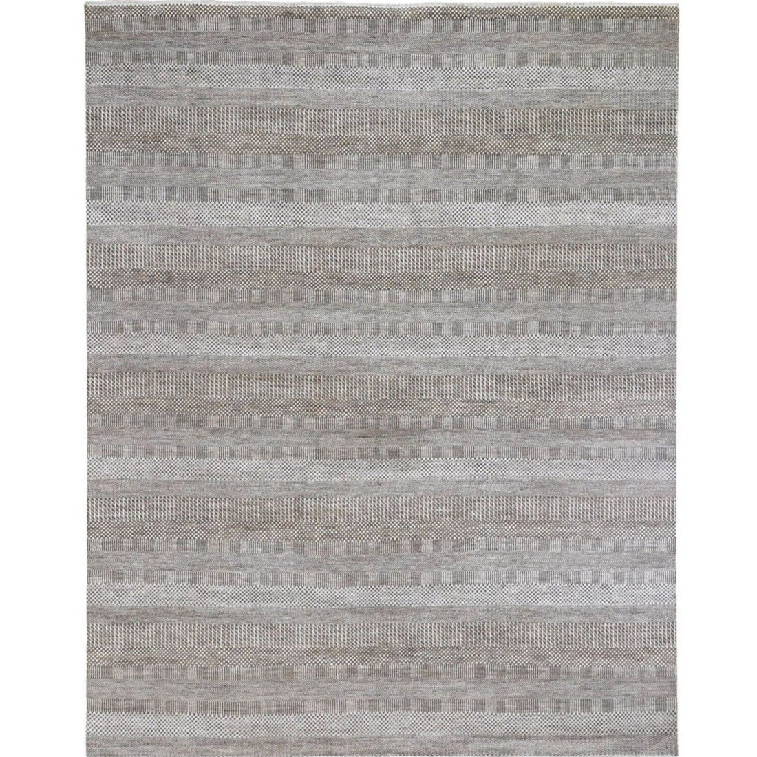 8'0"x10'0" | Brown Rug  | Wool and Silk | 21311