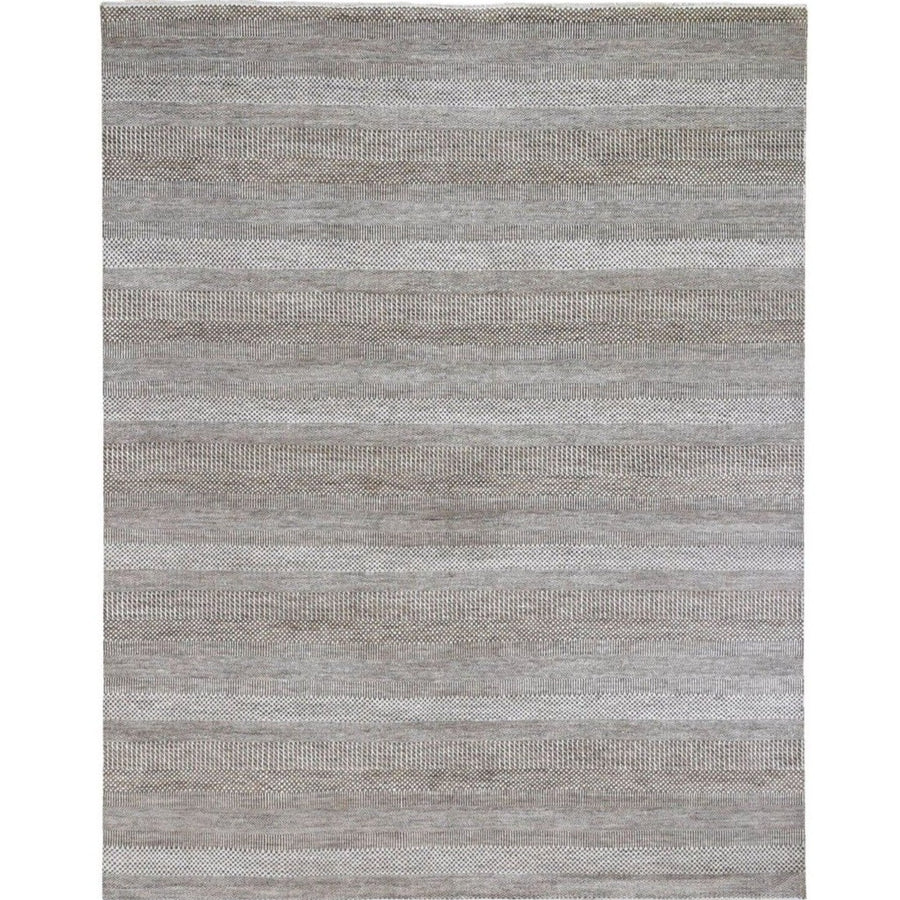 8'0"x10'0" | Brown Rug  | Wool and Silk | 21311