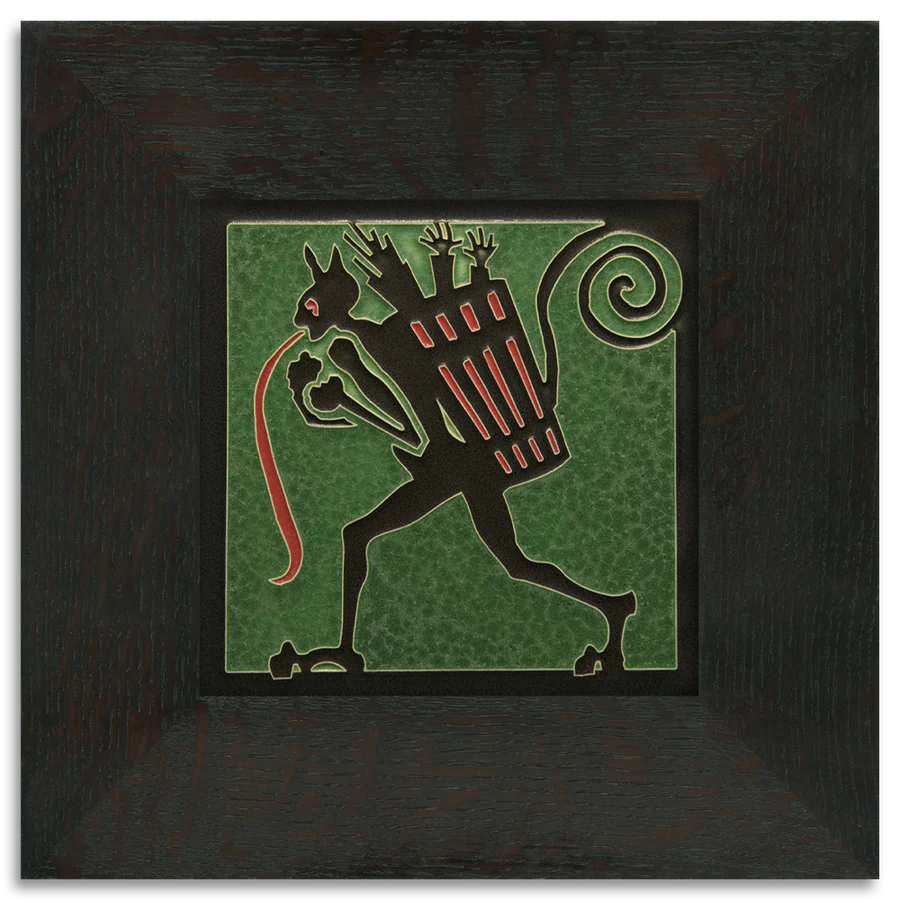 Motawi Krampus in Green - 6x6