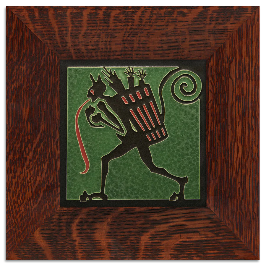 Motawi Krampus in Green - 6x6