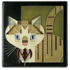 Motawi Barn Kitty in Green - 6x6 - The Artisan's Bench