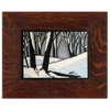 Motawi Snowscape in Twilight - 6x8