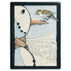 Motawi Frosty Perch in Light Blue - 6x8 - The Artisan's Bench