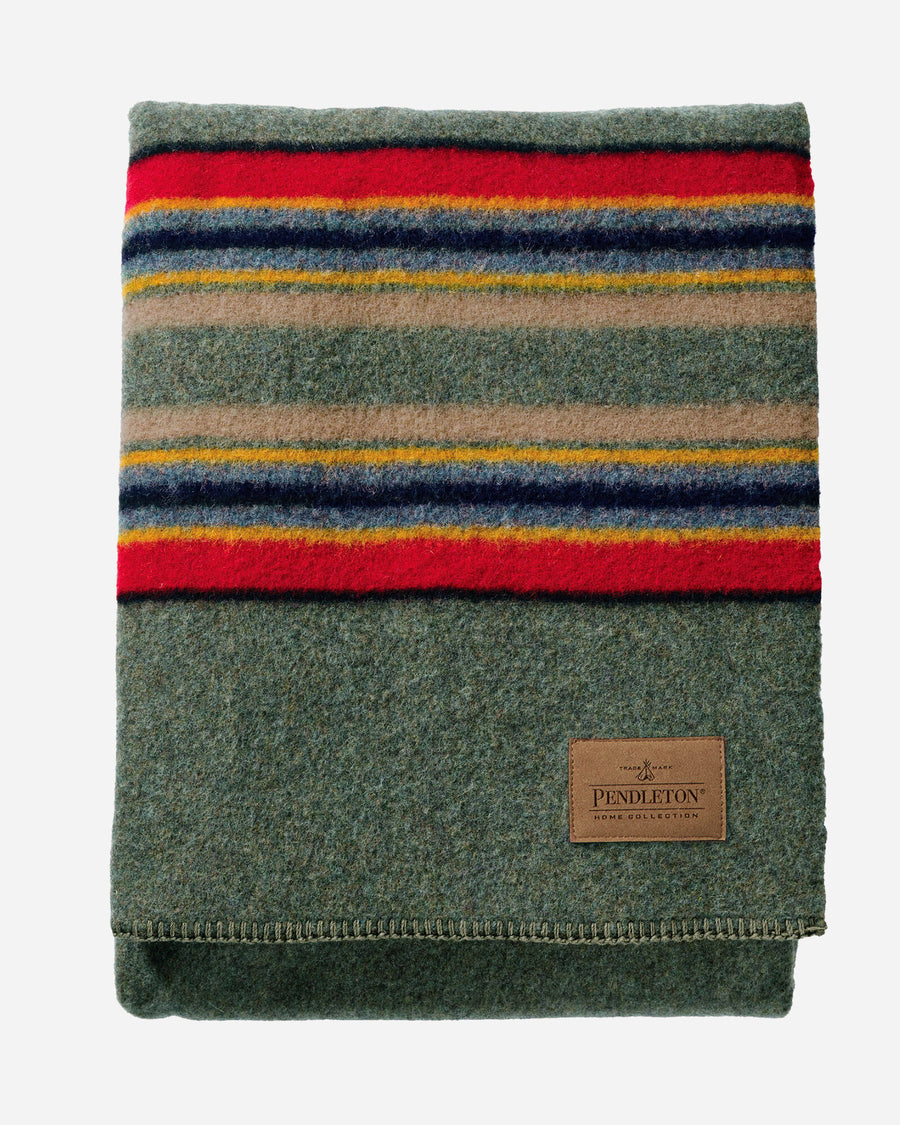 Yakima Camp Blanket | Green Heather