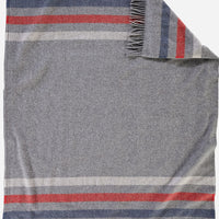 Eco-Wise Wool Throw | Grey Stripe