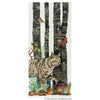 Midnight Forest Bobcat | Archival Print