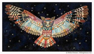 The Protector II Owl  | Archival Print