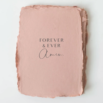 Forever + Ever Amen Wedding Card