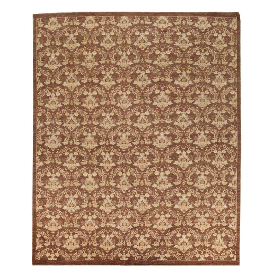 8'0"x10'0" | Brown & Gold | Wool | 8895