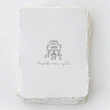 Happily Ever After Wedding Card