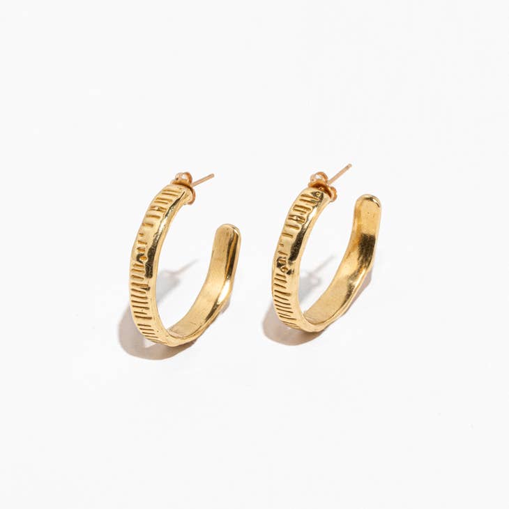 Voyage Hoop Earrings