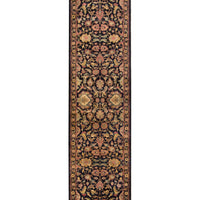 2'6"11'11" | Black & Taupe Runner | Wool | 9961
