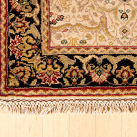 Brown and Tan Wool Rug - 3x9 - Artisan's Bench