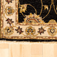 Black Wool Rug - 3 x 6 - Artisan's Bench