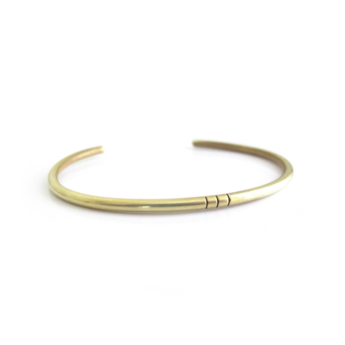 Stripe 14k gold Cuff