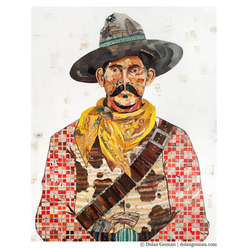 American Heritage Cowboy (Red) | Archival Print