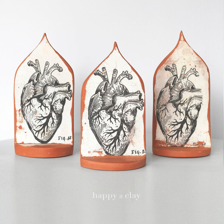 Anatomical Heart Altar | Black & White