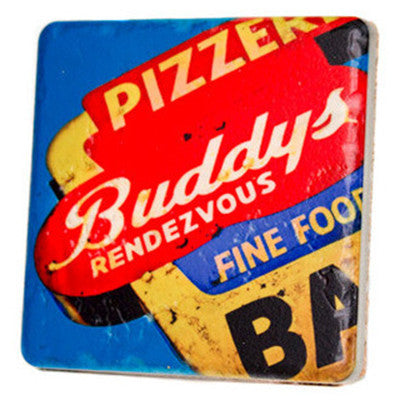 Buddys Pizza Original Coaster - Artisan's Bench