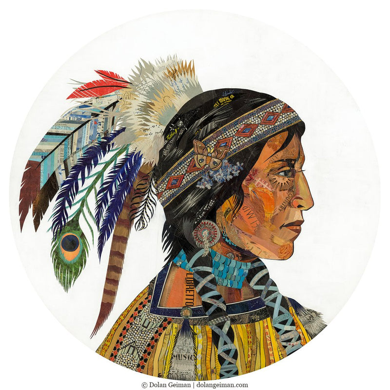Wisdom and Courage Chieftess | Archival Print