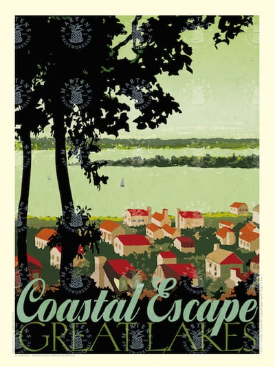 Coastal Escape Print | 18x24