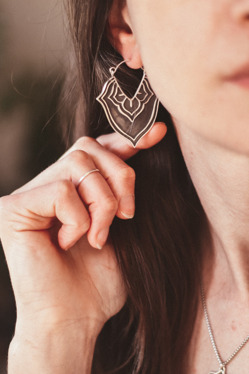 Evelyn Silver Earrings