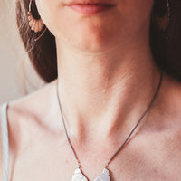 Felica Silver Petals Necklace