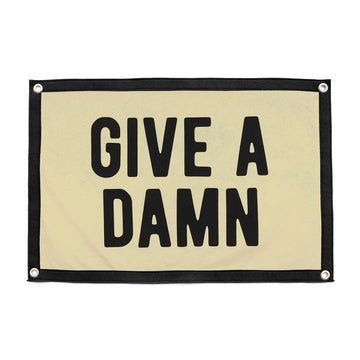 Give A Damn | Camp Flag