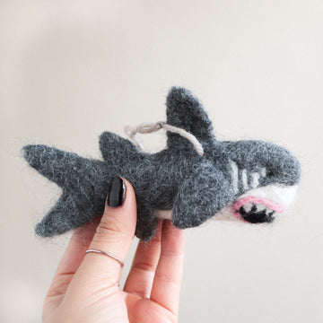 Shark Felt Ornament