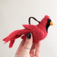 Cardinal Felt Ornament