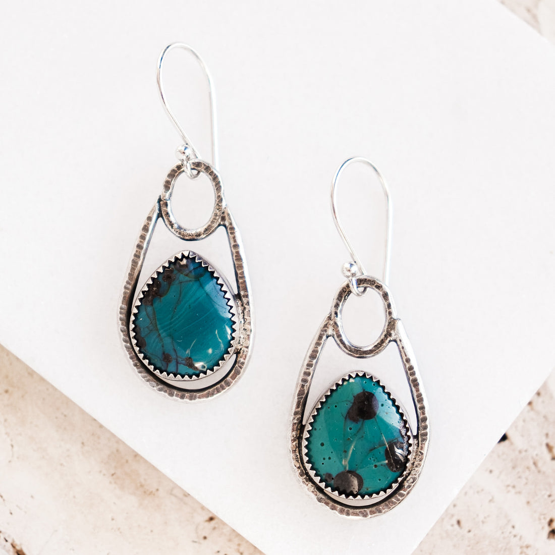 Leland Blue Teardrop Earrings